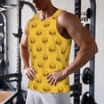thumbnail image 5 of Balery Burger 1 Pattern Men's Workout Tank Top Gym Muscle Tee Fitness Bodybuilding Sleeveless T Shirt Quick Dry Fit Muscle Tank Top Slim-Fit Tank-3X-Large, 5 of 7