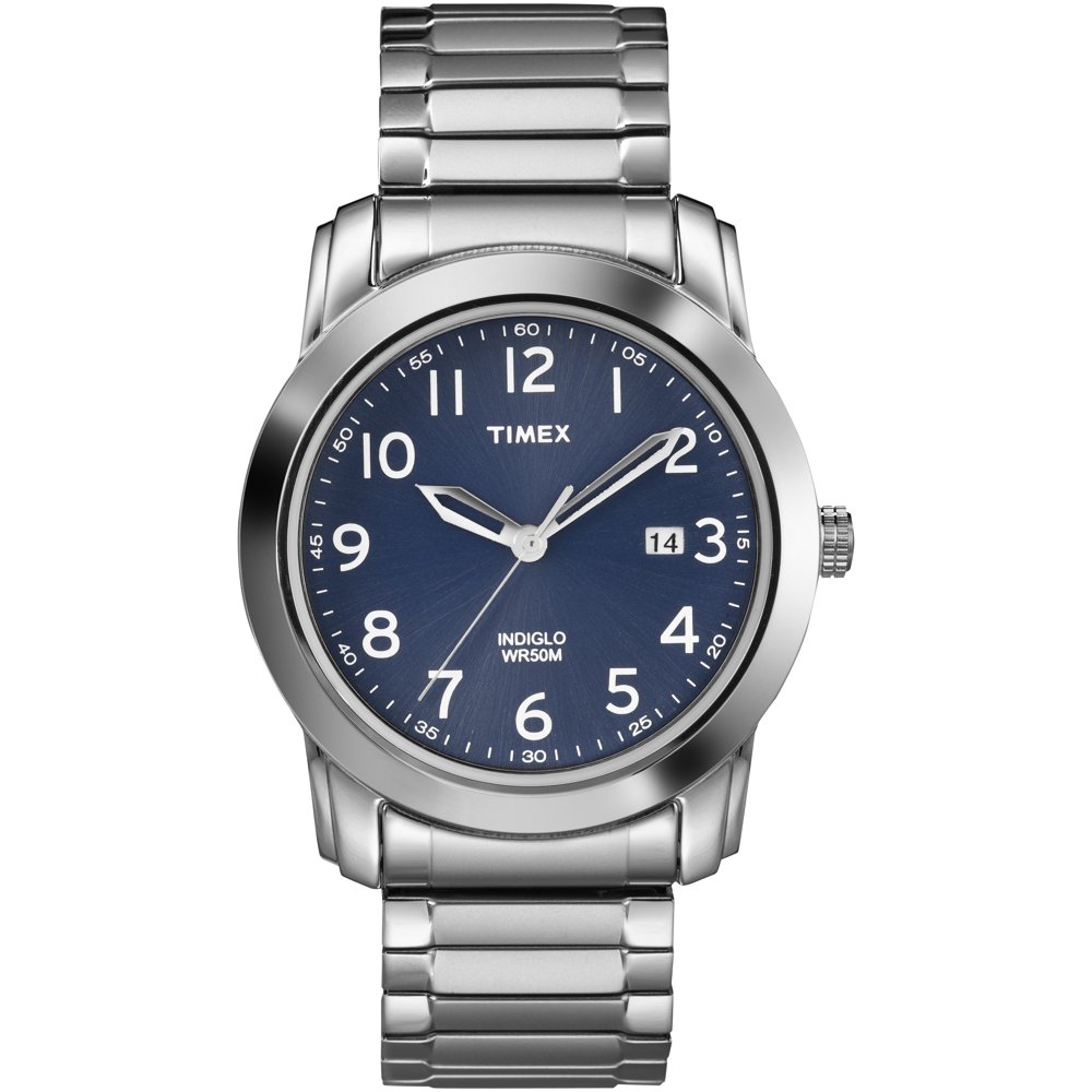 Timex Timex Men's Highland Street Silver/Blue Stainless Steel