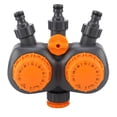 thumbnail image 1 of Garden Water Controller Switch G3/4'' with Double Head Irrigation Mechanical Timer Value for Garden Irrigation etc., 1 of 8