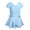Light Blue, variant on purcolt Ballet Leotards for Girls Toddler Short Sleeve Crisscross Back Dance Dress Outfit with Removable Skirt