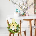 thumbnail image 6 of Easter Wreaths With Lights Small Wreaths For Front Door Kitchen Cabinet Artificial Egg Sign With Lights Ribbon Bow For Window Table Farmhouse Decor, 6 of 9