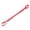 Red, variant on Taosunzt 22mm Universal Motorcycle Aluminium Alloy Strengthen Handlebar Balance Crossbar Black