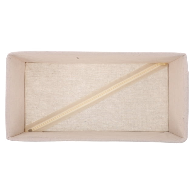 unbranded Caja De Almacenaje Para Ropa Beige Plegable Con Y Espacioso