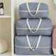 thumbnail image 4 of Bolsas de almacenamiento al vacío para ropa y ropa de cama - Bolsas de ahorro de espacio de gran capacidad de 3 con bomba de mano, organizador de almacenamiento bajo la cama para mantas, almohadas y, 4 of 4