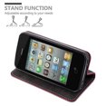 thumbnail image 4 of Cadorabo Case for Apple iPhone 4 / iPhone 4S Cover Book Wallet Screen Protection PU Leather Flip Magnetic Etui, 4 of 5
