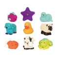 thumbnail image 1 of Bath Toys Battat Bath Buddies, 9 animales Squirters, 10 meses o más, 1 of 6