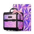 thumbnail image 1 of Byootique Makeup Train Case Cosmetic Organizer w/ Mirror Mermaid Pink Artist, 1 of 10