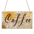 thumbnail image 2 of YAOMOBB Hanging Plaque Exquisite Front Door Sign Lanyard Design Coffee Bar Hanging Plaque with Smooth Edges 1 Piece, 2 of 7
