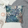thumbnail image 2 of Summer Pillow Covers Pack of Coral Throw Pillow Cover Coral Branch Ocean Themed Beach Decor Pillowcase Nautical Cushion Case for Sofa Couch, 2 of 5