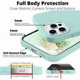 thumbnail image 2 of Entronix Silicone Soft Case Designed for iPhone 14 Pro Shockproof Durable Slim Fit, Teal, 2 of 6