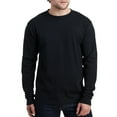 thumbnail image 1 of Hanes Long Sleeve Beefy-T T-Shirts, Black, XLarge, 1 of 1
