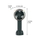 thumbnail image 2 of Mini ventilador de mano 2024 - Ventilador portátil recargable por USB, blanco, 14,5 cm, silencioso y potente con base desmontable para oficina, viajes y dormitorio, 2 of 3