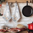 thumbnail image 6 of Blue Beige Coastal Kitchen Towels Set of 2, Beach Starfish Summer Eucalyptus Retro Absorbent Dish Towels for Kitchen, Microfiber Hand Towel, Quick Drying Tea Towel for Cleaning Decorative Dishcloths, 6 of 7