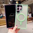 thumbnail image 2 of Luxury Matte translucent Wireless Charging For Magsafe Case For Samsung Galaxy S23 S22 Ultra 23 Plus Shockproof Phone Cover, 2 of 5