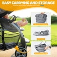 thumbnail image 3 of Orzbow Hook On High Chair, Portable High Chair for Babies- Fits Tables 0.78 to 3.14inchs Thick, Collapsible Clip On Counter High Chair with Carry Bag for Travel, Home and Restaurant, Gray, 3 of 8