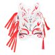 thumbnail image 1 of KAKOWELY 3 máscaras de cosplay de media cara para gato, máscaras para fiesta de mascarada, máscara de disfraz para actuación, 1 of 5