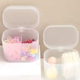 thumbnail image 3 of Cotton Swab Box, Easy Maintenance Mini Organizer Container Multipurpose Durable   for Office, 3 of 8