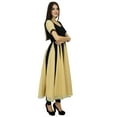 thumbnail image 3 of Bimba Classic Chic Designer Dress Long Georgette Kurta Flaired Zig-Zag Party Wear Kurti, 3 of 7