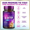 thumbnail image 4 of 5-HTP Supplement - 200mg per Serving - Extra Strength 5HTP from Griffonia Simplicifolia - Supports Restful Sleep, Natural Calm & Brain Health - 5 Hydroxytryptophan - Bottled in USA - 60 Capsules, 4 of 9