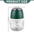 thumbnail image 3 of XKHAZA Garlic Chopper, Electronic mini Food Slicer, Small Vegetable Processor, Wireless Rechargeable Dicer, Veggie Rolling Blender, Spice Masher, 3 of 9