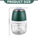 thumbnail image 3 of Licuadora de alimentos Liuanngg, mini cortadora de alimentos electrónica, picadora de ajo, procesador de verduras pequeño, cortadora de dados inalámbrica recargable, trituradora de verduras, picadora, 3 of 8