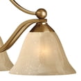 thumbnail image 6 of Traditional Three Light Chandelier-Brushed Nickel Finish-Etched Opal Glass Color Bailey Street Home 81-Bel-2998272, 6 of 9