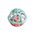 thumbnail image 2 of Newborn Infant Rattle Teether 3-6-12 Months Infant Toy Molar Chewable Soft Rubber Bells Hand Ball Toy, 2 of 6