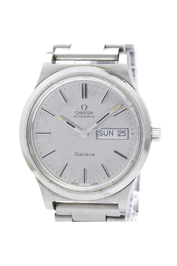 Pre-Owned OMEGA Geneve Day Date Cal 1022 Automatic Mens Watch 166.0169 Vintage