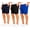 03:Black+Blue+Dark Blue, variant on ASUDESIRE 3 Pack Men's Shorts Waffle Textured Casual Shorts Athletic Drawstring Elastic Waistband 8" Inseam with Pockets