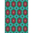 thumbnail image 1 of Ahgly Company Machine Washable Indoor Rectangle Transitional MediumSpringGreen Area Rugs, 2' x 4', 1 of 7