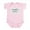 Petal Pink, variant on CafePress - Newfie POWER Infant Bodysuit - Baby Light Bodysuit, Size Newborn - 24 Months