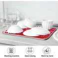 thumbnail image 7 of GZHJMY Love Letter Dish Drying Mat for Kitchen Counter,Super Quick Absorbent Composite Sponge Dish Drying Pad,Heat Resistant Non-Slip Rack Tableware Mat (18x24Inch)for Dishes Coffee Machine Dish Rac, 7 of 7