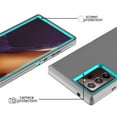 thumbnail image 4 of For Samsung Galaxy Note20 5G Heavy Duty Shockproof Armor Protective Hybrid Case Cover With Clip Blue/Blue, 4 of 6