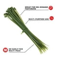 thumbnail image 6 of (3 pack) Allen Company 8 Inch Hunting Blind Cable Ties - 50 Pack Self-Locking - Green, 6 of 14