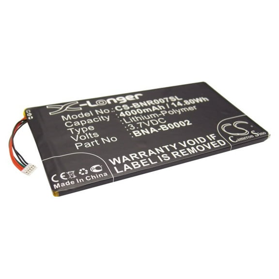 4000mAh BNA-B0002 Battery Barnes & Noble NOOK HD 7 Tablet, BNRV400, BNTV400