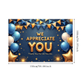 thumbnail image 7 of Decorative Design Appreciation Banner Colorful Balloons Thank You Bunting Flags Celebration Banner for Corporate Events Employee Recognition Parties, 7 of 7