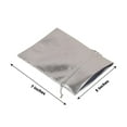thumbnail image 3 of Efavormart 10 Pack | Metallic Silver Lame Polyester 5"X7" Party Favor Gift Bags, Shiny Fabric Drawstring Candy Pouch, 3 of 5