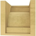 thumbnail image 4 of 7"W x 7"D x 7"H Wide Mediterranean Rough Cedar Woodgrain TimberThane Corbel, Primed Tan, 4 of 6