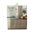 thumbnail image 7 of Better Homes & Gardens Striated Luxe Blackout Curtain, 1 Indoor Drape Panel for Bedroom, Pole Top, Back Tab, Almond Biscuit, 50"W x 84"L Floor Length, 7 of 7