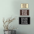 thumbnail image 4 of Signs ByLITA Classic Framed Please Do Not Waste Water Door or Wall Sign | Eco-Friendly Home Sign (Blue) - Small, 4 of 9