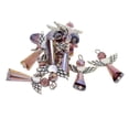 thumbnail image 1 of 12 Piezas De Aleación De ángel, Colgantes Con De Acrílico, Colgante Colgantes Para Joyería, Manualidades De Bricoje - Púrpura BLESIY Colgante de dijes de ángel, 1 of 8