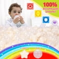 thumbnail image 4 of Pelotas para piscinas STARBOLO Star, 100 unidades, para niños pequeños con tienda de campaña, 4 of 9