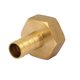 thumbnail image 2 of Conector adaptador de tubo con barbilla de manguera de 12 mm y rosca hembra de 3/4 BSP, 2 of 3