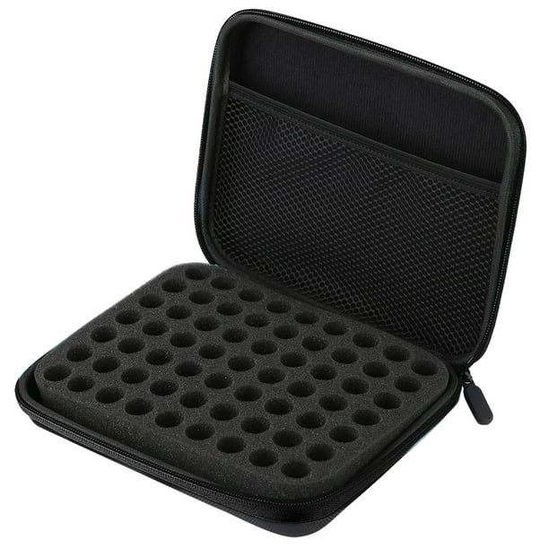 Organizador de aceites esenciales, 63 ranuras Caja de almacenamiento de aceites esenciales de aromaterapia portátil Caja de almacenamiento de aceites esenciales Eleva tu experiencia