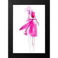 thumbnail image 2 of Parker, Jennifer Paxton 17x24 Black Modern Framed Museum Art Print Titled - Fuchsia Street Fashion I, 2 of 5