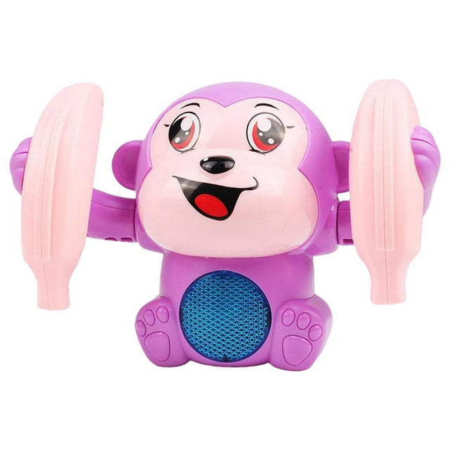 1pc Electronic Pets Roll Over Monkey lámpara que cae gateando regalos púrpura Zulema Mascotas electrónicas