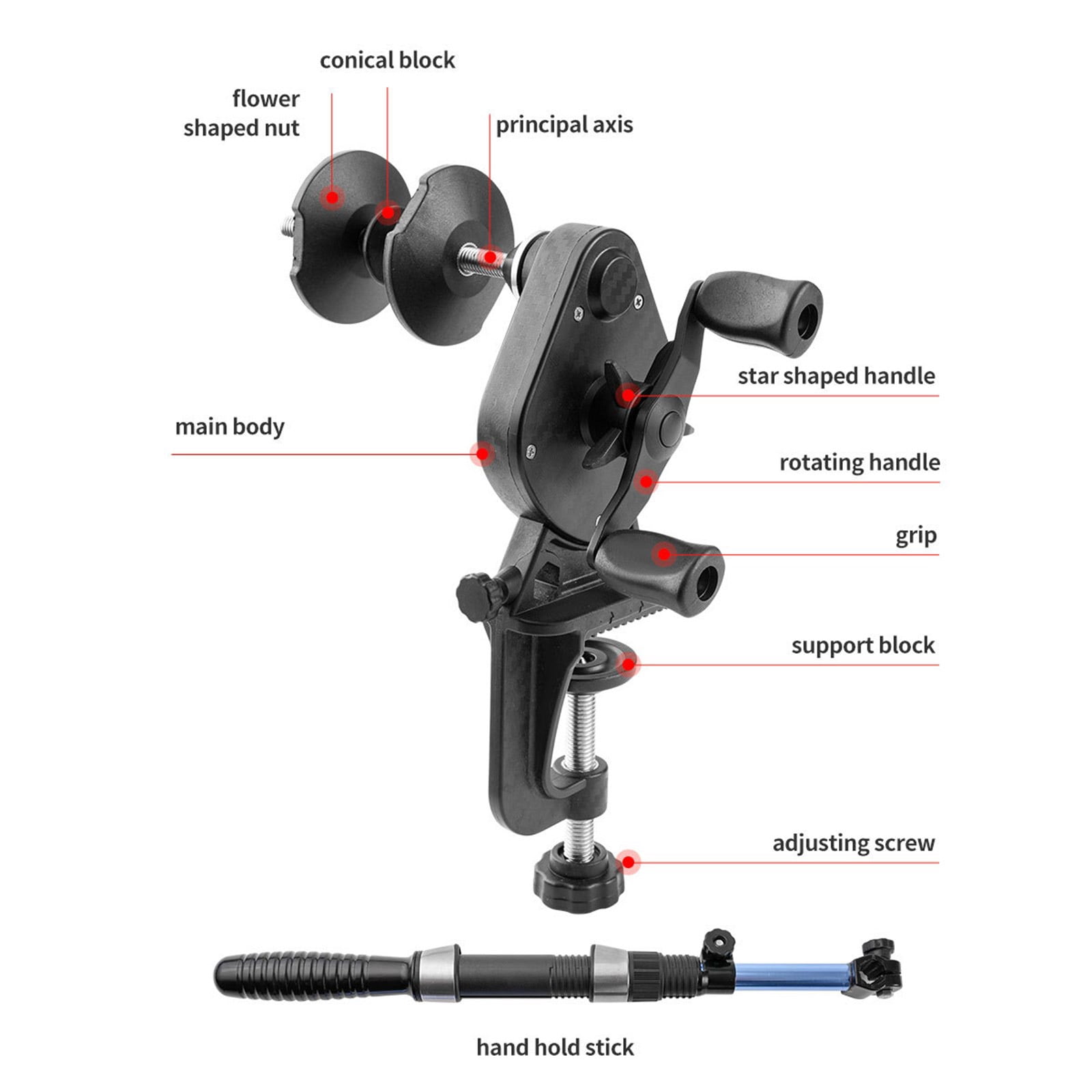 Efficient Fishing Line Spoolers Reel Line Spoolers Line Winders Fishing Tool for Various Fishing Environment