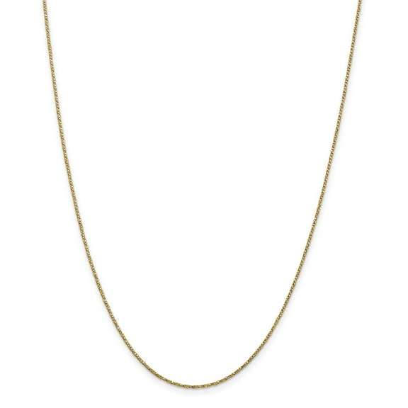 Primal Gold 14 Karat Yellow Gold 0.95mm Twisted Box Chain Necklace