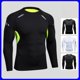 thumbnail image 2 of Traje deportivo de alta elasticidad europeo y americano Traje de baloncesto de secado rápido ajustado para hombres Traje de entrenamiento deportivo de manga larga para correr que absorbe la humedad, 2 of 6