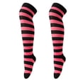 thumbnail image 4 of Kids Halloween Colorful Striped Over‑the‑Knee Socks,6‑12 Years, 4 of 5